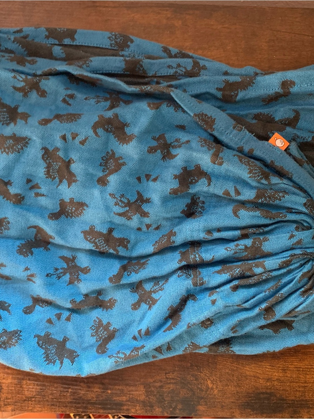 Tula Dino Surprise Blue and Black Baby